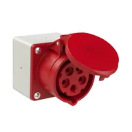 Osprzęt siłowy - Gniazdo siłowe 5 x 16A 400V IP44 - miniaturka - grafika 1