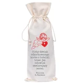 Ozdoby bożonarodzeniowe - Worek Na Butelkę Bawełniany - Cichy Dźwięk... (45) - miniaturka - grafika 1