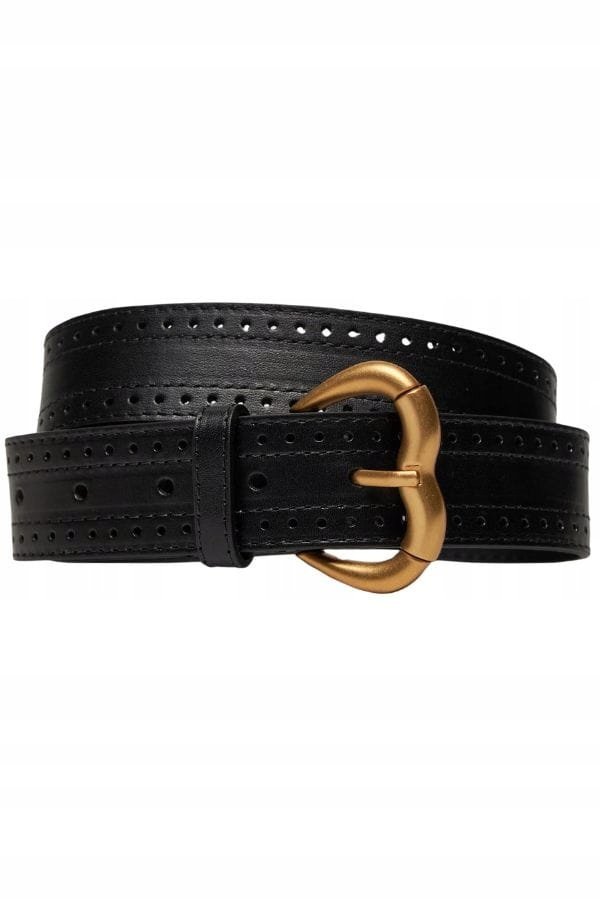 Pasek damski PINKO JOLENE H3.5 PLT01 103447 Y783 czarny - XS