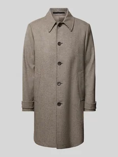 Płaszcz z wykładanym kołnierzem model ‘Eeliot’ - Płaszcze męskie - miniaturka - grafika 1