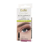 Akcesoria i kosmetyki do stylizacji brwi - Delia Żel do laminacji brwi 4.0 Brown 4 ml - miniaturka - grafika 1