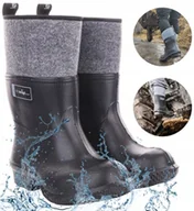 Kalosze damskie - BARDZO LEKKIE KALOSZE PIANKOWE GUMIAKI GUMOWCE FILCAKI PIANKA EVA BHP 43 - miniaturka - grafika 1