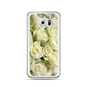 Etui i futerały do telefonów - Etui, Samsung Galaxy S6, Białe róże - miniaturka - grafika 1