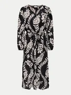 Sukienki - JDY Sukienka codzienna Anna 15349065 Czarny Loose Fit - miniaturka - grafika 1