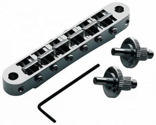 Tonepros TonePros T3BP-C - Tune-o-matic Bridge, mostek do gitary, chromowany - Inne akcesoria gitarowe - miniaturka - grafika 1