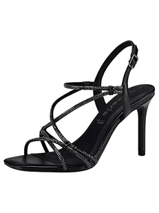 Tamaris Sandały damskie 1-1-28332-20, Black METALLIC, 37 EU, black metallic, 37 eu - Sandały damskie - miniaturka - grafika 1