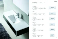 Meble łazienkowe - Zestaw meblowy 60cm z umywalką meblową Dance - miniaturka - grafika 1