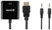 Kable - Adapter Accura HDMI > VGA M/F - miniaturka - grafika 1