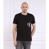 Koszulki męskie - Calvin Klein Jeans T-shirt CK SPRAY | Regular Fit - miniaturka - grafika 1