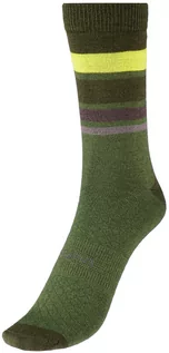 Skarpetki kolarskie - Endura BaaBaa Merino Stripe Socks Men, oliwkowy/zielony S-M | EU 37-42 2022 Skarpetki - grafika 1