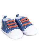 Buty dla dziewczynek - Buciki niemowlęce niechodki gumki trampki z lewkiem 6-12 miesięcy - miniaturka - grafika 1