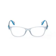 Okulary przeciwsłoneczne - adidas ORIGINALS OR5048@51084#, Shiny Light Blue, Regular dla kobiet, Shiny Light Blue - miniaturka - grafika 1