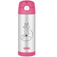 Termosy - Thermos Termos dziecięcy ze słomką 0,47l lis TH-12002301 - miniaturka - grafika 1