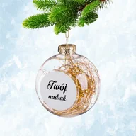 Bombki - Bombka na choinkę z Twoim zdjęciem - złoty anielski włos - miniaturka - grafika 1