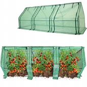 Szklarnie ogrodowe - Mini SZKLARNIA ogrodowa 270 x 90 do uprawy ROŚLIN na grządkę TUNEL FOLIOWY - miniaturka - grafika 1