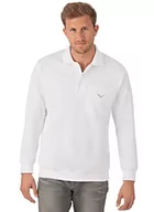 Bluzy męskie - Trigema Bluza męska, biały, XL - miniaturka - grafika 1