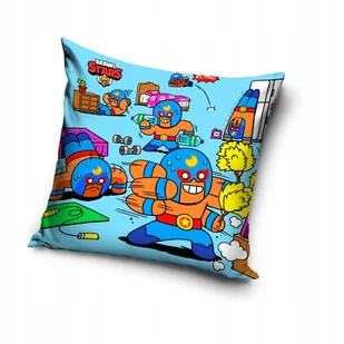 POSZEWKA na poduszkę BRAWL STARS 40x40 cm - Poszewki na poduszki - miniaturka - grafika 1