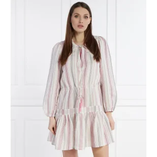 Pepe Jeans London Lniana sukienka DEBBIE - Sukienki - miniaturka - grafika 1