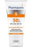 Balsamy i kremy do opalania - Pharmaceris KREM O SZEROKOPASMOWEJ OCHRONIE PRZED SŁOŃCEM SPF 50+ dla dorosłych i dzieci SPECTRUM PROTECT - miniaturka - grafika 1