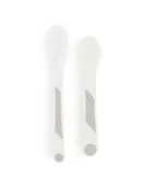 Sztućce dla dzieci - TwistShake Łyżeczka 6m+ 2szt White - miniaturka - grafika 1