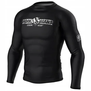 Koszulka Męska na siłownię Rashguard Extreme HOBBYd Hools S Czarny - Koszulki męskie - miniaturka - grafika 1