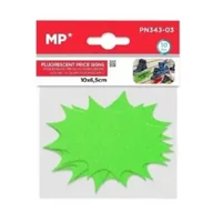 Etykiety samoprzylepne i bloki etykiet - Etykiety cenowe fluorescencyjne zielone 100x65mm - miniaturka - grafika 1