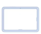 Etui do tabletów - Samsung Etui Frame Cover do Tab S11 niebieskie EF-JX730CLEGWW - miniaturka - grafika 1