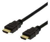 Kable komputerowe i do monitorów - Deltaco HDMI-1010D-FLEX kabel HDMI 1 m HDMI Typu A (Standard) Czarny HDMI-1010D-FLEX - miniaturka - grafika 1