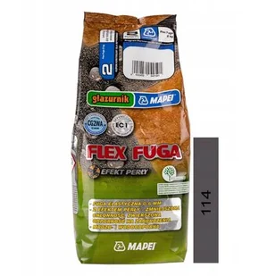 MAPEI Flex fuga N.114 ALU Glazurnik 2 kg antracyt - Fugi - miniaturka - grafika 1