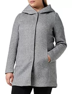 Płaszcze damskie - ONLY Onlsedona Light Coat Otw Noos płaszcz Kobiety, Szary, XXL - miniaturka - grafika 1