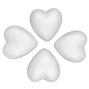 SERCA STYROPIANOWE 6 cm LOVEART - 4szt - Prace ręczne dla dzieci - miniaturka - grafika 1