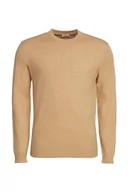 Swetry męskie - ESPRIT sweter męski, 270/beżowy, L - miniaturka - grafika 1
