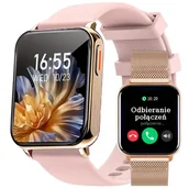 Smartwatch - Gravity GT17-1 PROF Różowy, różowe złoto - miniaturka - grafika 1