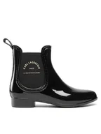 Kalosze damskie - KARL LAGERFELD Kalosze KL94770 Czarny - miniaturka - grafika 1