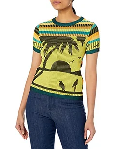 Desigual T-shirt damski, żółty, XXL - Koszulki i topy damskie - miniaturka - grafika 1