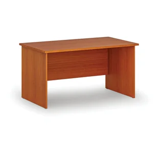 Biurko proste PRIMO WOOD, 1400 x 800 mm, czereśnia - Biurka - miniaturka - grafika 1