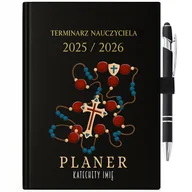 Kalendarze - Zestaw Kalendarz/Terminarz Nauczyciela + Długopis Planer Katechety *Imię* - miniaturka - grafika 1