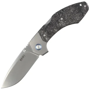 Nóż składany MKM Hero Marbled Carbon Fiber, Satin M390 by Tommaso Rumici (MK HR-CFT) - Noże - miniaturka - grafika 1