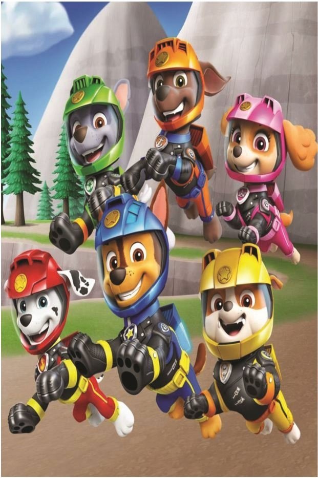 PUZZLE Paw Patrol Psi Patrol + IMIĘ Pudełko 120 el.