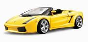 Kolekcjonerskie modele pojazdów - Bburago 18 12016 złota Collezione 1: 18 Lamborghini Gallardo Spyder Żółty - miniaturka - grafika 1