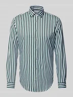 Koszule męskie - Koszula biznesowa o kroju slim fit z kołnierzykiem typu kent - miniaturka - grafika 1