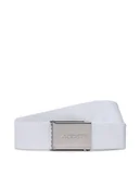 Paski - Lacoste Pasek Męski RC2012 Biały - miniaturka - grafika 1