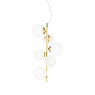 Ideal Lux Lampa wisząca PERLAGE SP6 mosiądz 283821 283821/IL - Lampy sufitowe - miniaturka - grafika 1