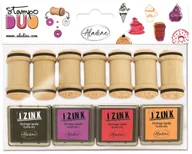 Scrapbooking - Zestaw stempli z tuszami, Pyszności - miniaturka - grafika 1