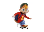 Balony i akcesoria - Balon foliowy Alvin - 69 x 98 cm - 1 szt. - miniaturka - grafika 1