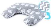 Poduszki do karmienia - Sensillo Rogal do karmienia sówki szare - miniaturka - grafika 1