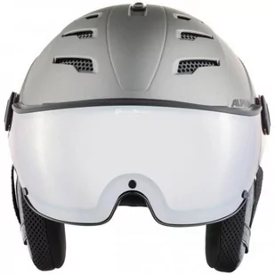 Kask narciarski dla dorosłych Alpina Jump 2.0 Qvm szary - Kaski narciarskie - miniaturka - grafika 1