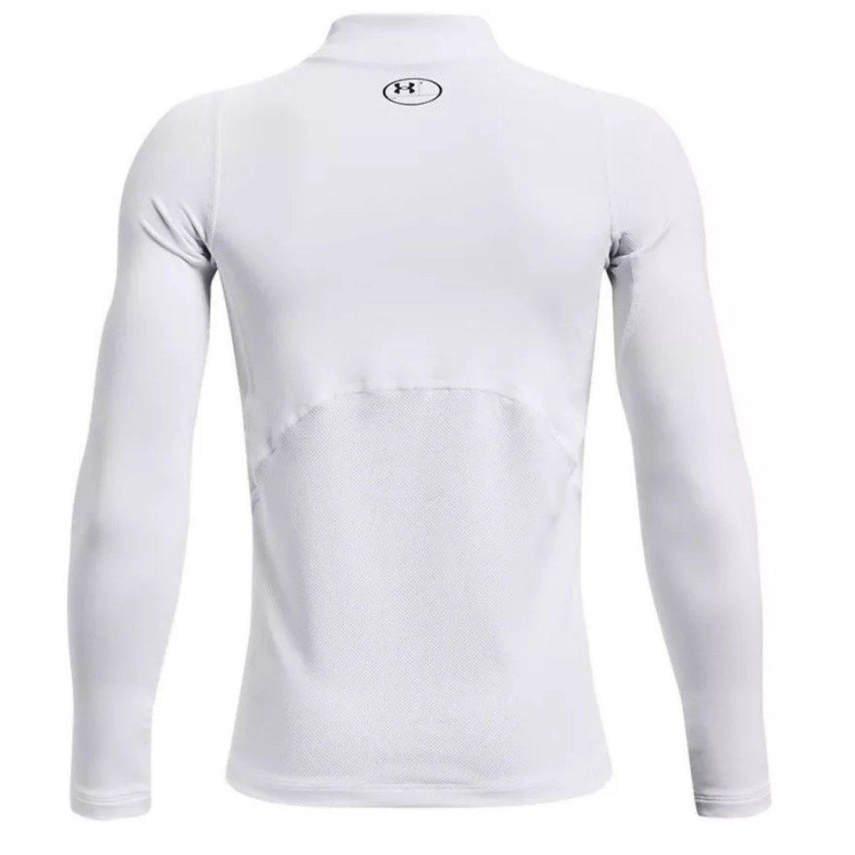 Bluza dziecięca Under Armour Rival Logo biała kompresyjna-134