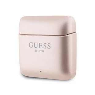 Guess GUTWSSU20ALEGP TWS + stacja dokująca różowo złoty/rose gold Printed Logo - Słuchawki - miniaturka - grafika 4