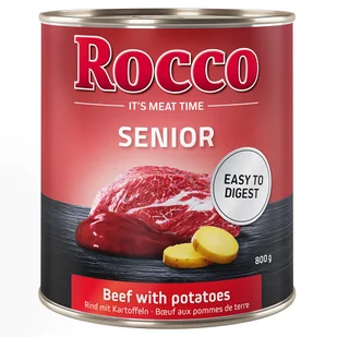 Rocco Senior, 6 x 800 g - Wołowina z ziemniakami - Mokra karma dla psów - miniaturka - grafika 1
